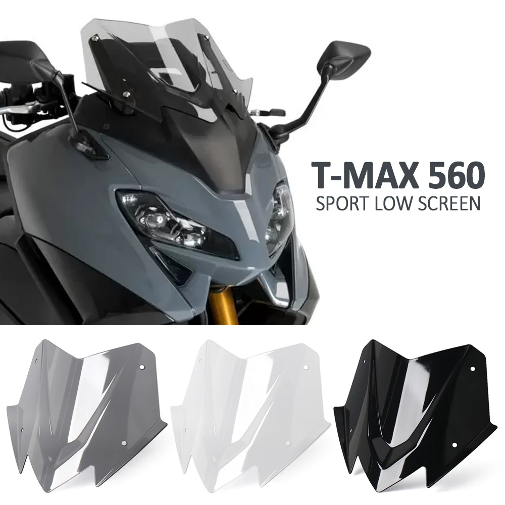 

Motorcycle Windshield WindScreen Viser Visor Front Fits For YAMAHA T-MAX 560 TECH MAX T-MAX560 TMAX560 TMAX 560 2022-2026