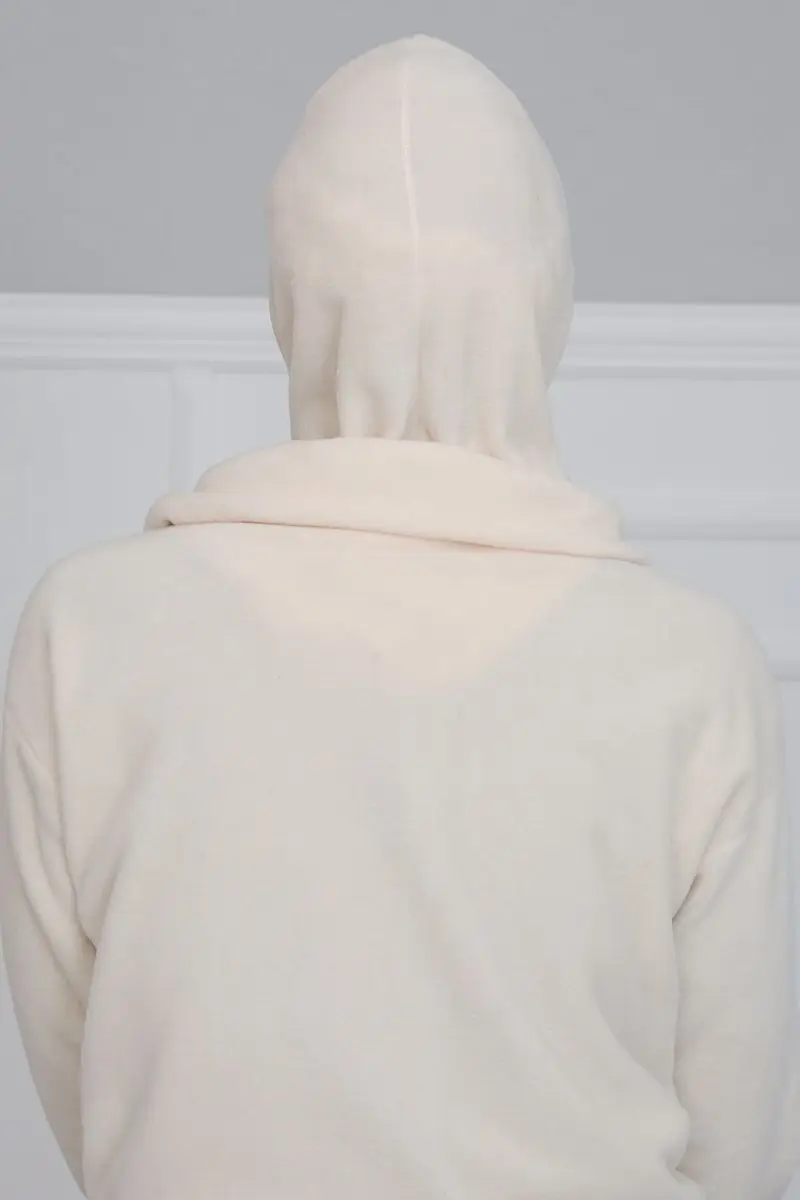 Crème pour os intérieur en molleton Hijab