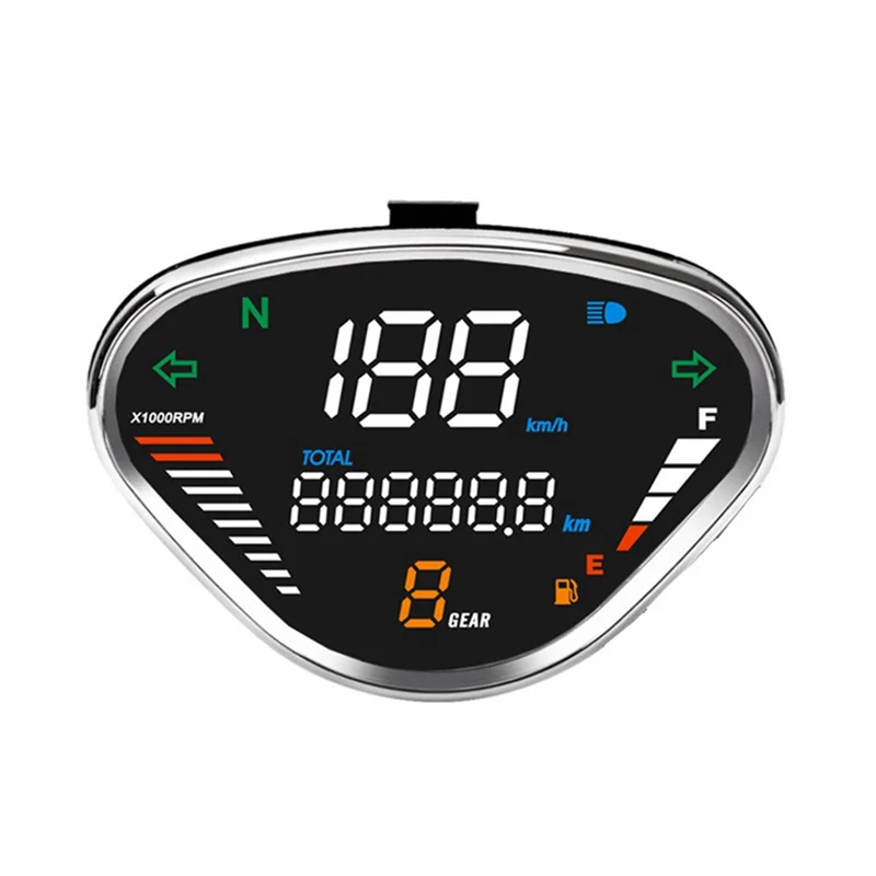 

A90Q-2X Motorcycle Speedometer For HONDA DAX70 CT50 Jialing70 Digital Meter Lcd Speedometer Odometer Tachometer Display