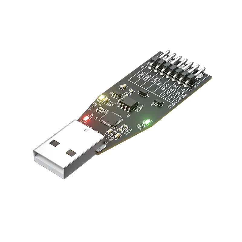 3PCS DTECH IOT5086A(MS) Half-duplex RS485 Serial Port Communication Module USB To RS485 Serial Port Converter
