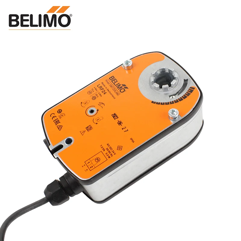 BELIMO LRF24 Valve act uator 4NM AC/DC24V HVAC Systems in stock original CE IP54 Rotary actuator fail-safe NC