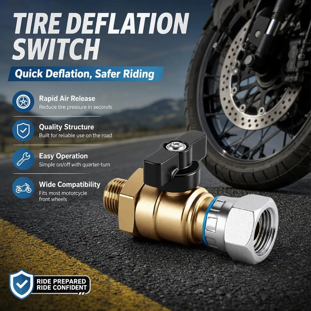 Car Trailer Brake Cut Off Switch Brass Front Wheel Air Brake Isolation Shut Off Valve Universal Pneumatic Line Circuit Shutoff