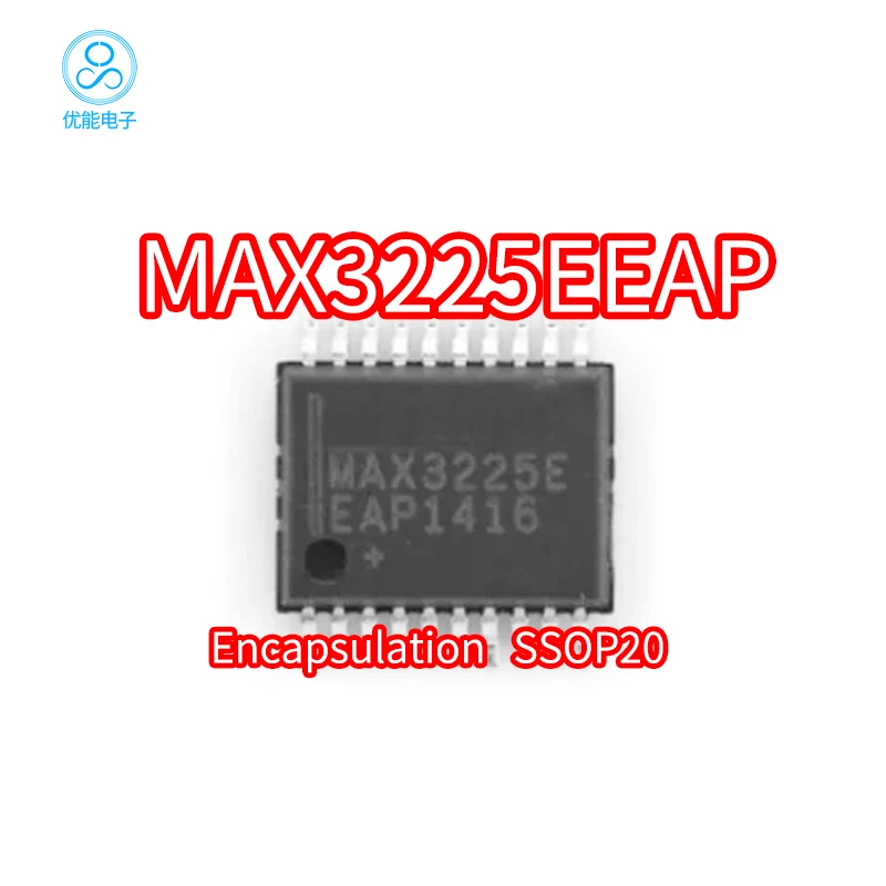 MAX3225EEAP+T package SSOP-20 transceiver chip MAX3225E interface integrated electrical