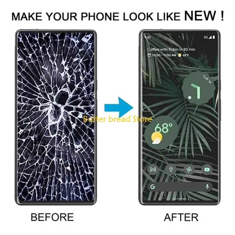 W89C Screen and Digitizer for Pixel 6 LCD Display Full Assembly with Tool Replacement LCD Digitizer