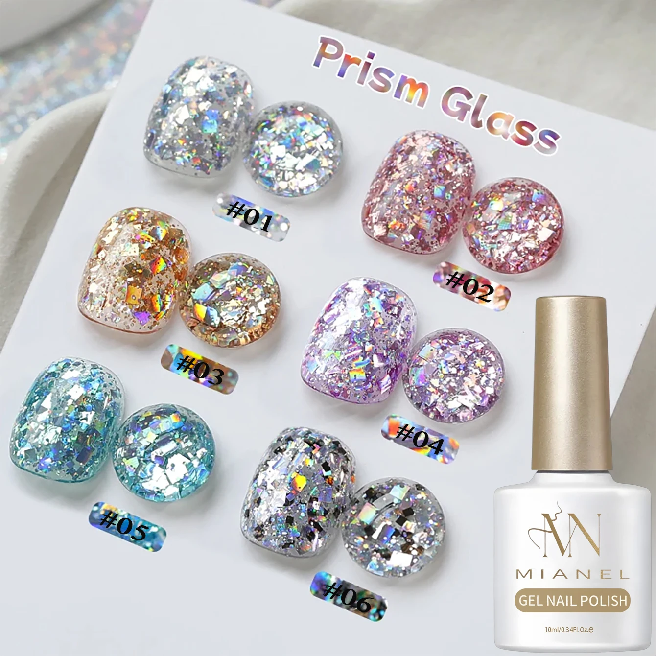 MIANEL 2026 New Summer Rainbow - Nail Art Rainbow ulasan dan harga
