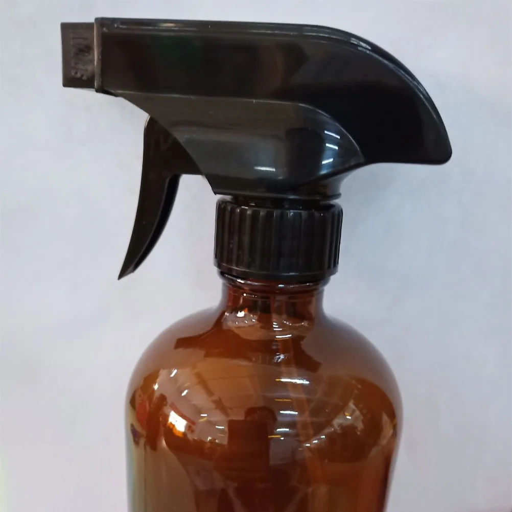 액체 비누 세제 보관용 500ml 롱넥 유리병 에어리스 펌프 디스펜서 2개, 투명 빈 병