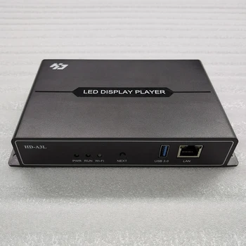 مشغل شاشة LED ، وحدة تحكم غير متزامنة ، لوحة LED ملونة كاملة ، واي فاي ، USB ، LAN ، بطاقة تحكم 4G ، نطاق التحكم في نقاط