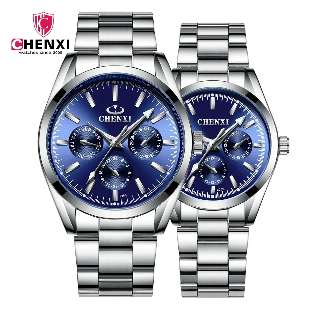 

Chenxi 006B Hot Selling Men's Quartz Couple Sports Watch Clock Women Watches Man Relogios Feminino Mens Watches