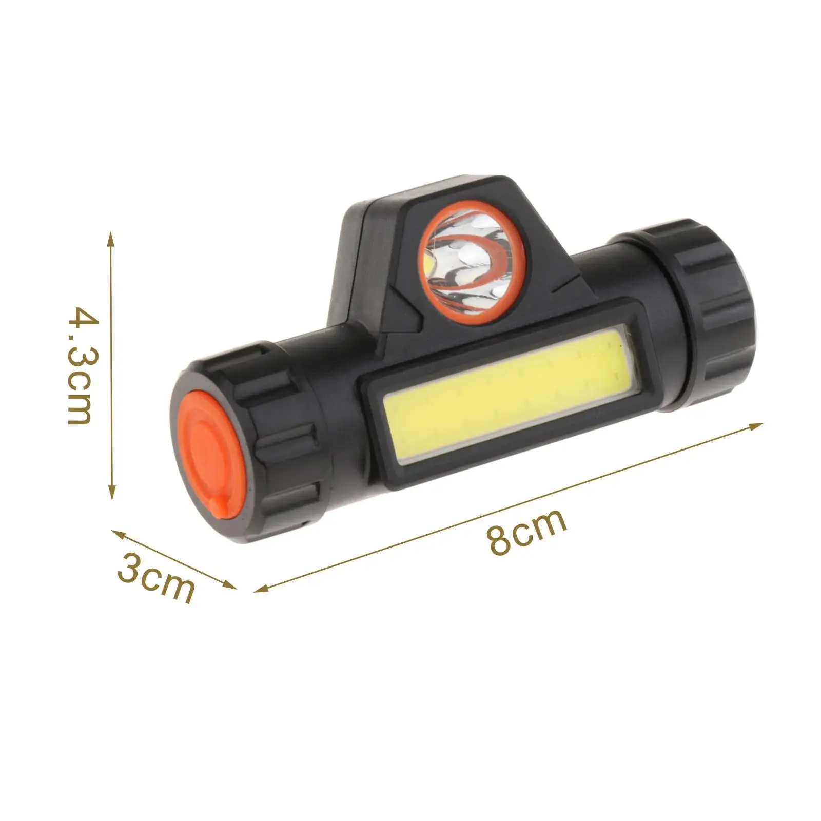 Imagem -06 - Farol para Soldar Capacete com Montagem Luz Forte Farol de Visão Ampla