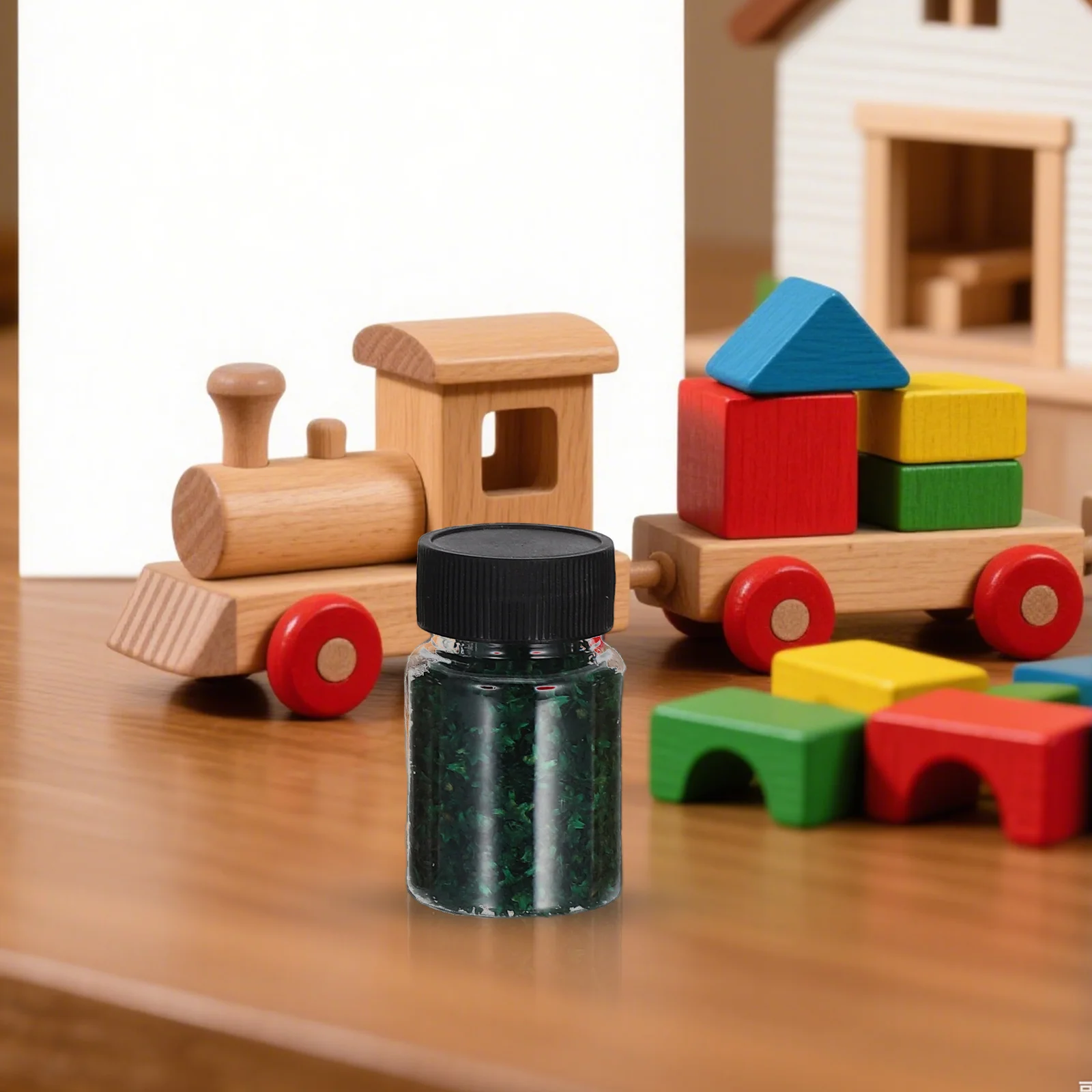 

6 Bottles Miniature Leave Realistic Tiny Leaves Simulation for DIY Railway Fairy Garden Diorama Christmas Village Supplies