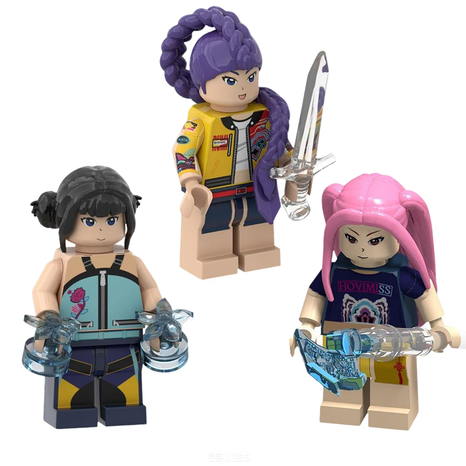 Nieuwe Monster Hunt mannen Team Rumizazoi Assembleert Bouwstenen Handgemaakte Koreaanse mannen Team Mantel Bouwstenen Speelgoed