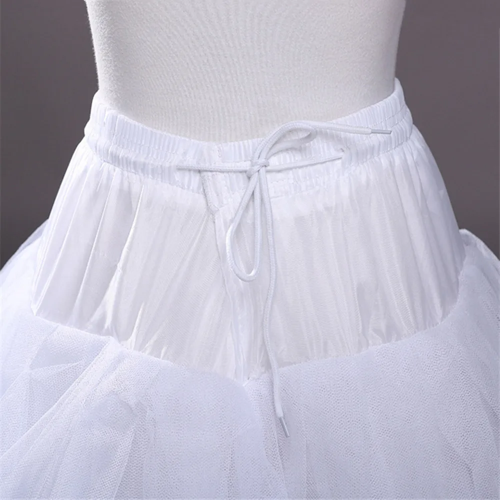 Petticoat voor A-lijn Stijl Jurk Een Hoepel Bruiloft Accessoires Onderrok Gratis Grootte Crinoline Bruids Petticoats 8804