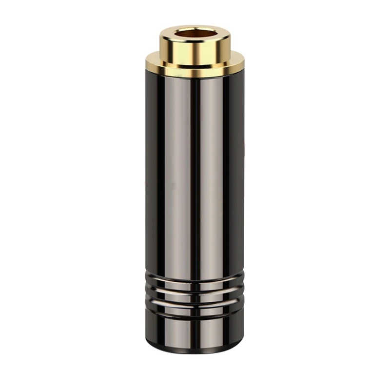 【LARANZIA】 Spina audio jack femmina Auricolare stereo bilanciato Connettore cavo adattatore in metallo a 5 poli da 4,4 mm per cuffie