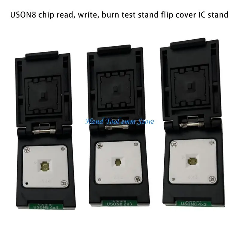H37F Engineered IC Socket Adapter WSON8/QFN8/DFN8/USON8 إلى محول DIP8 للاتصال واختبار رقاقة مستقرة