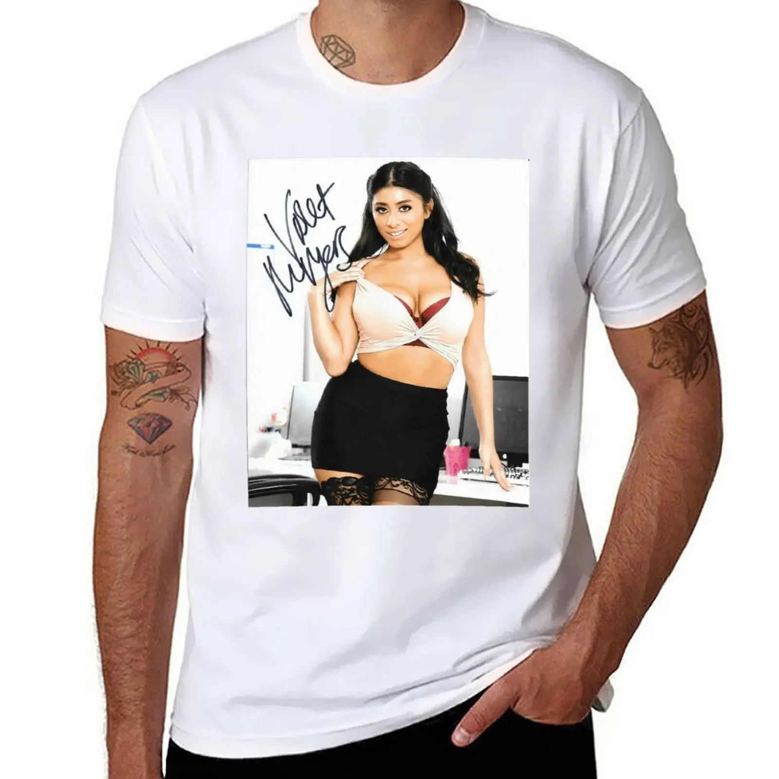 Violet Myers T-shirt new customs T-shirt men's casual street wear clothing oversized pure cotton short sleeved shirt