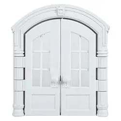 Pets Door for Exterior No-Flap Door Pet Door Pet Supplies for Cats and Dogs Fits Laundry Room Bathroom Bedroom and Basement