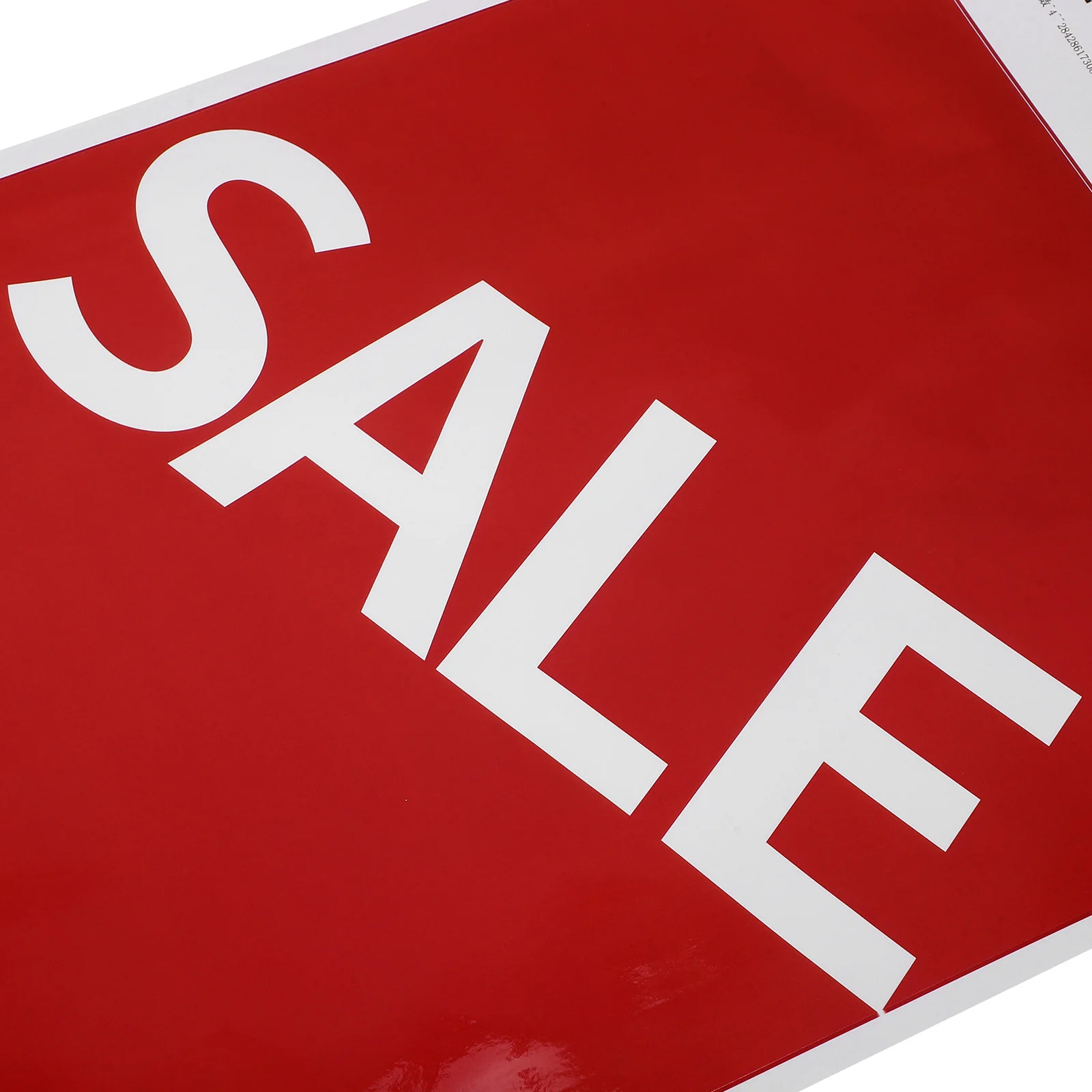 4Pcs Waterproof Retail Sale Sign Bright Colors Increase Foot Traffic for Various Environments Garage Sale Stickers