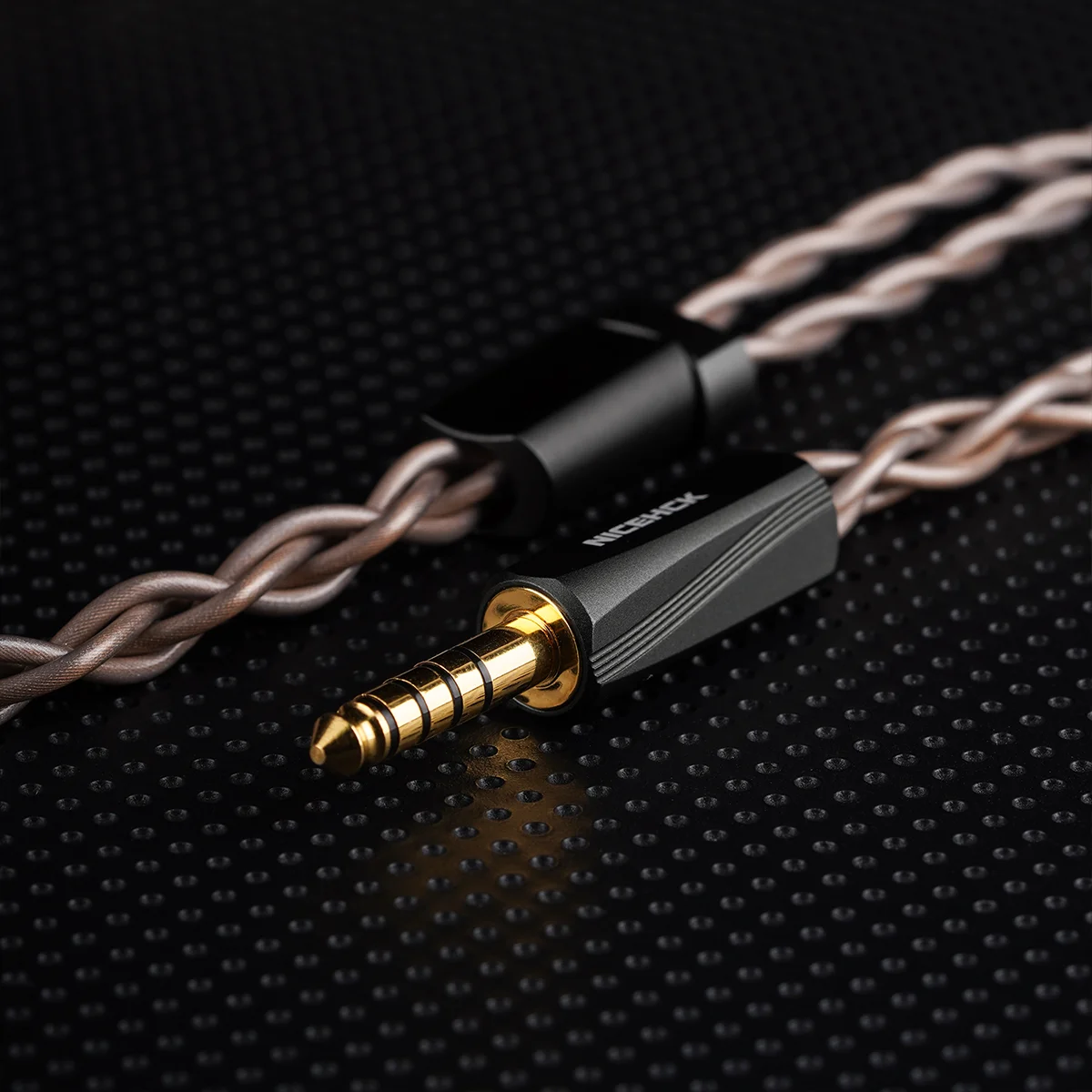NICEHCK UpLaura Cable de actualización de auriculares 17AWG oxígeno desconecta cobre plateado 0,78mm 2 pines enchufe OFC para NX8 Que Explorer