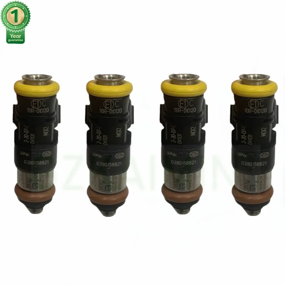

4Pcs Fuel Injectors OEM 0280158821 FOR HONDA C-IVIC A-cura TSX K24 2.4L