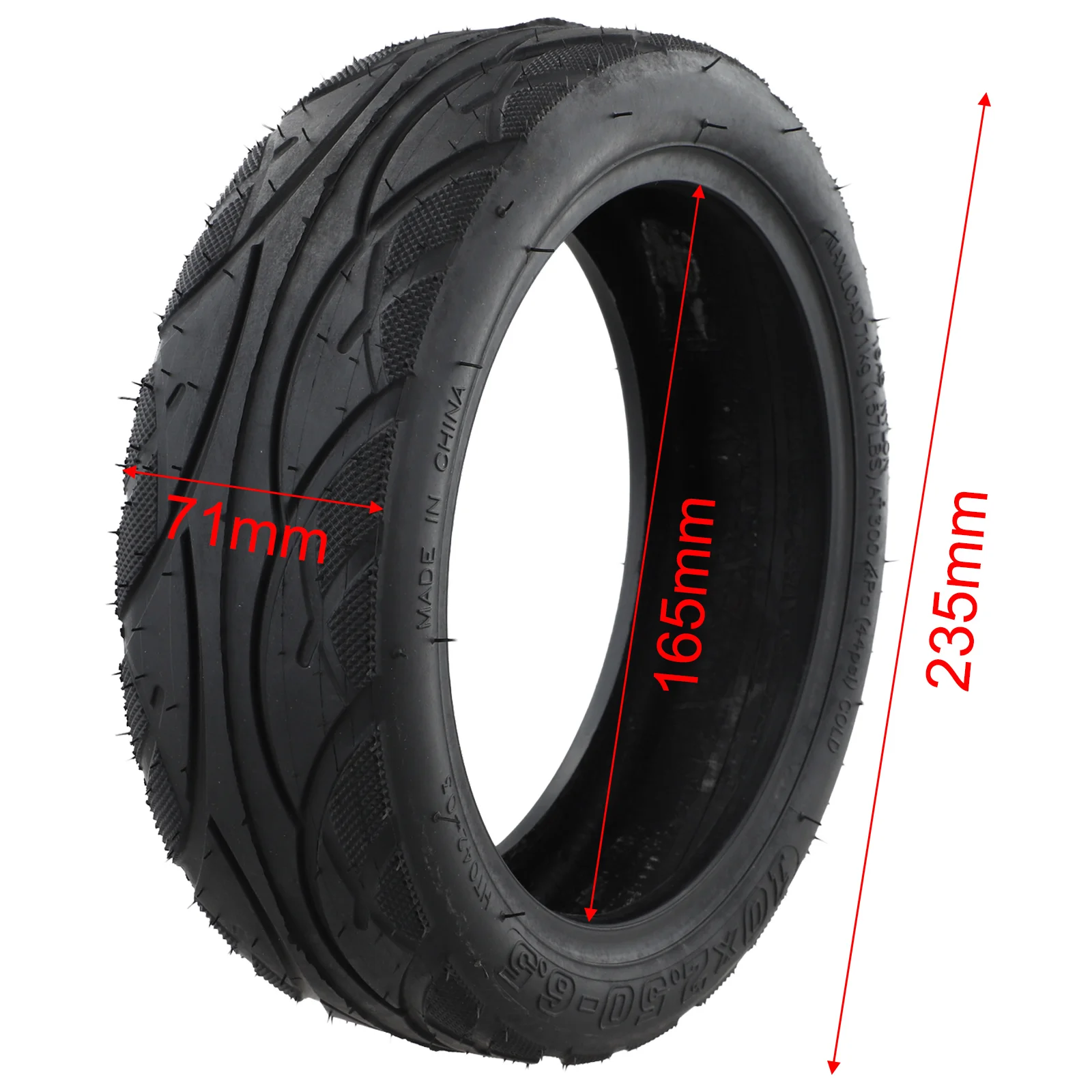 

High Quality Tubeless Tyre Tire For Max G30 Replacement Rubber Tires Scooter Tire Tubeless Tyre Wearproof 10 Inch