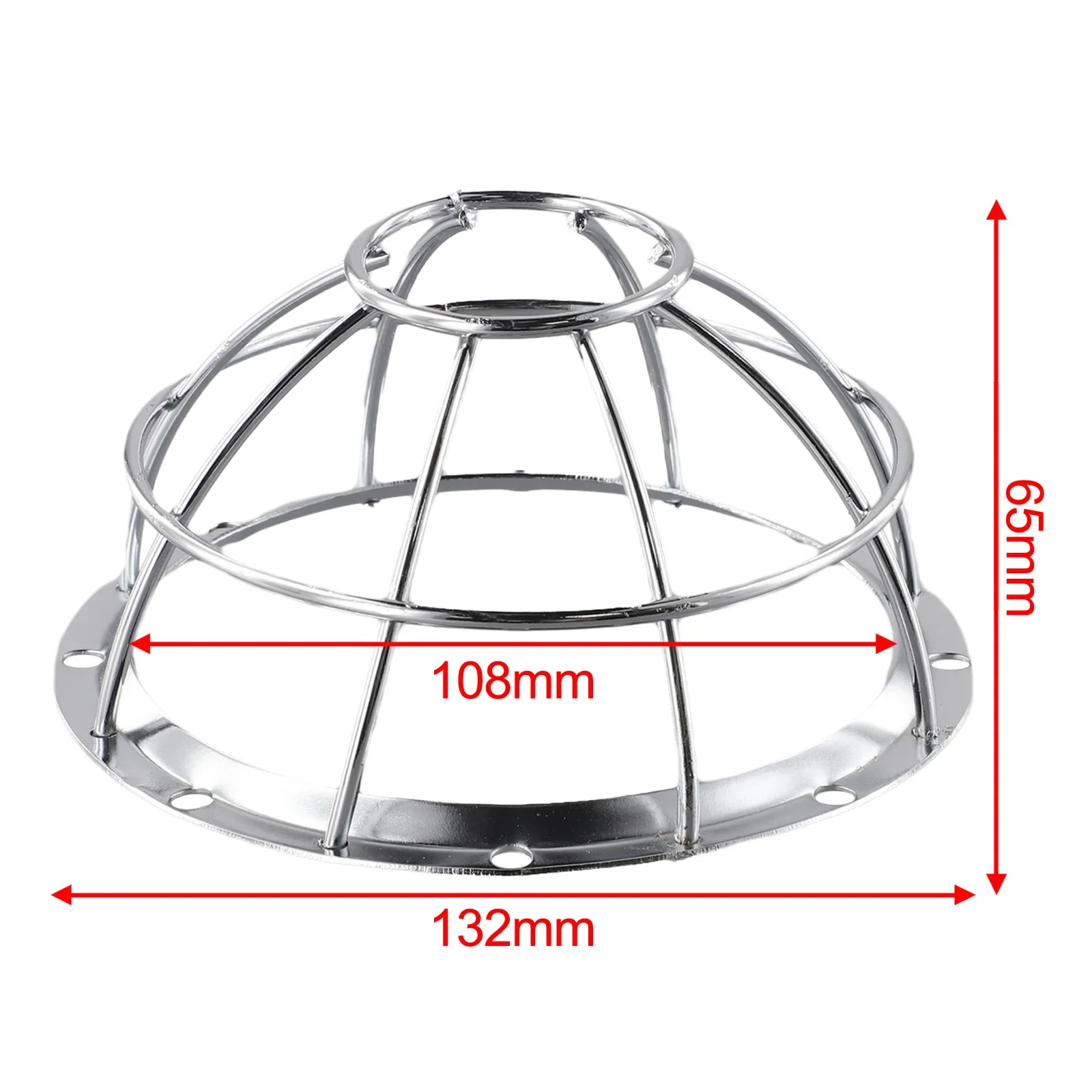 Fire-Safe Iron Detector Cover with Mesh Enclosure and Sprinkler-Compatible Bracket for Indoor Monitoring and Systems