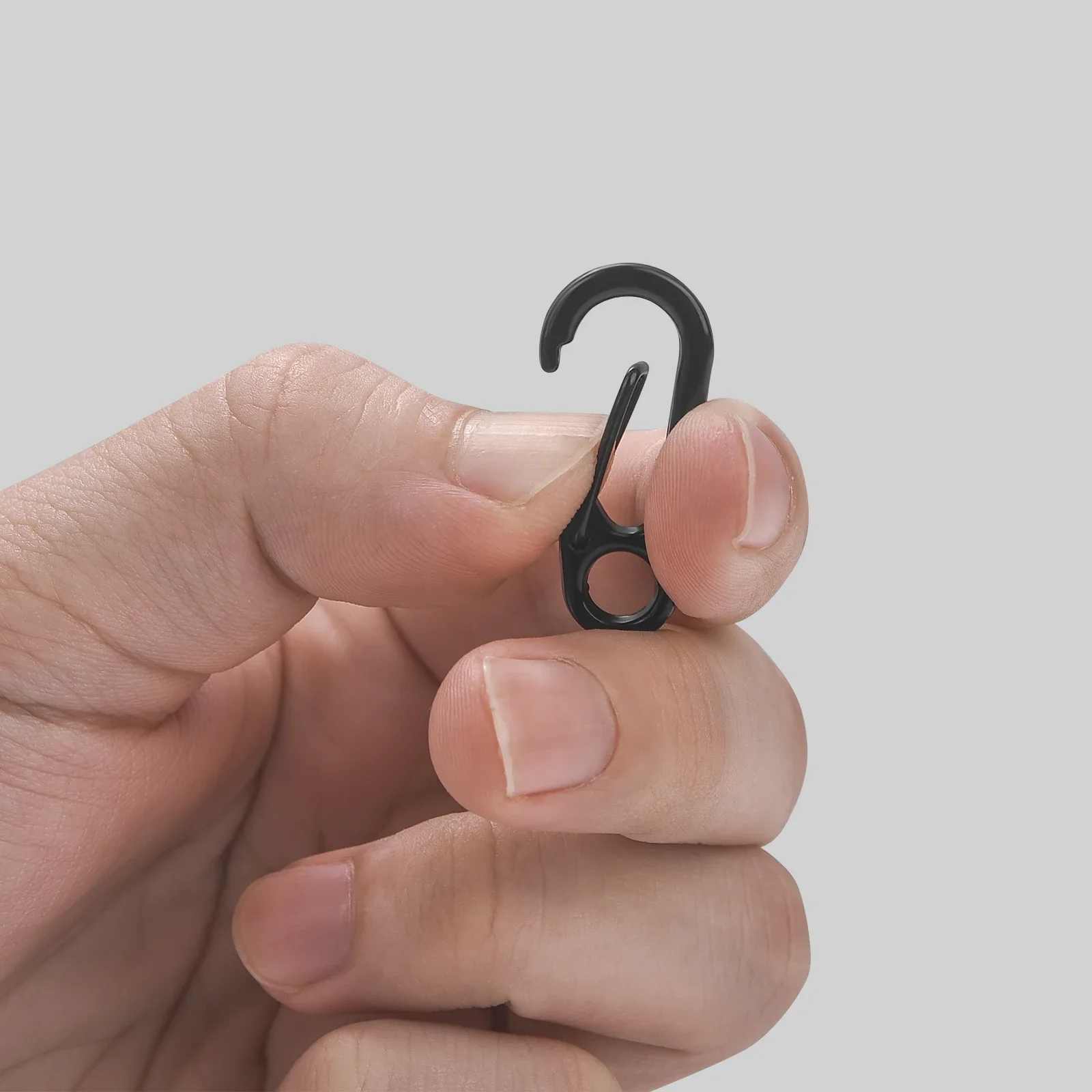 

5/10/20pcs Lobster Clasp Buckle Keychian Mini Carabiners Outdoor Camping D-Ring Buckles Alloy Spring Snap Hooks Keychains Clips