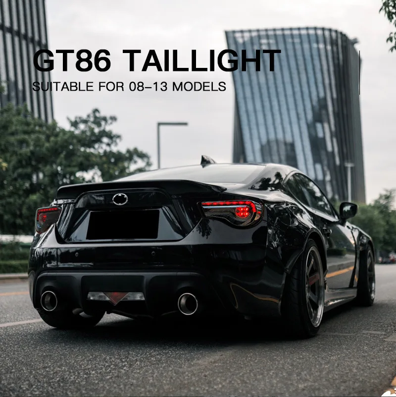 

2pcs Car Tail Light Assembly for Toyota 86 GT Subaru BRZ/Scion FRS 2012-2021 Tail Light Plug and Play Full LED Rear Taillights