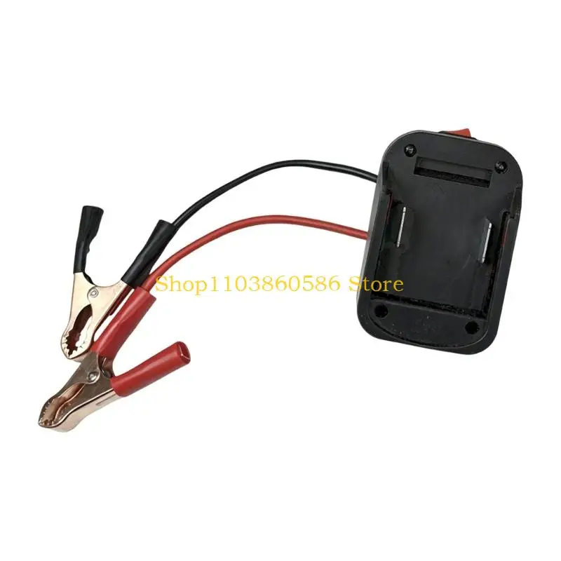 242A Garage Standby Starter Adapter 12V 24V with Battery Clamps