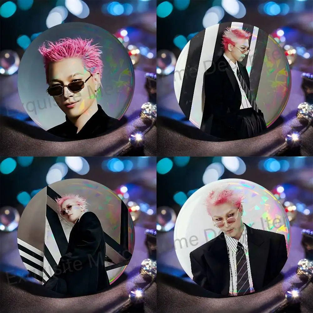 Singer T-Taeyang BiiiG Badges Round Itabag Decoration IP Peripheral Products 58mm 44mm 32mm 75mm 25mm Mini