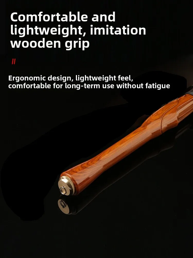 طقم صنارة صيد خفيفة الوزن ومحمولة من سبائك التيتانيوم الكاملة، مع بكرة تلقائية للسحب، مناسبة للأنهار والبحيرات والبرك والجداول #2