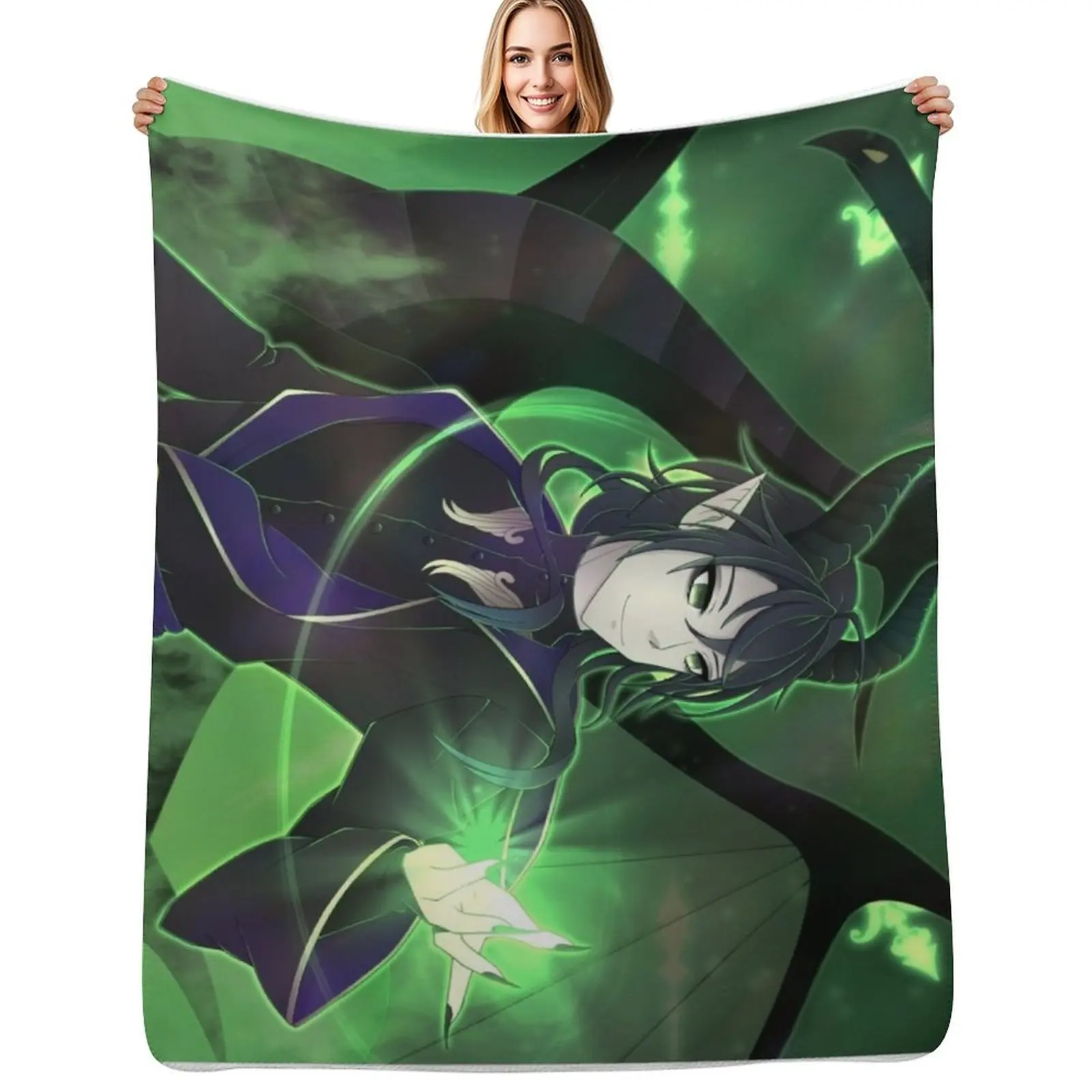 

Malleus Draconia Throw Blanket Soft Beds Soft for sofa Flannel Fabric Blankets