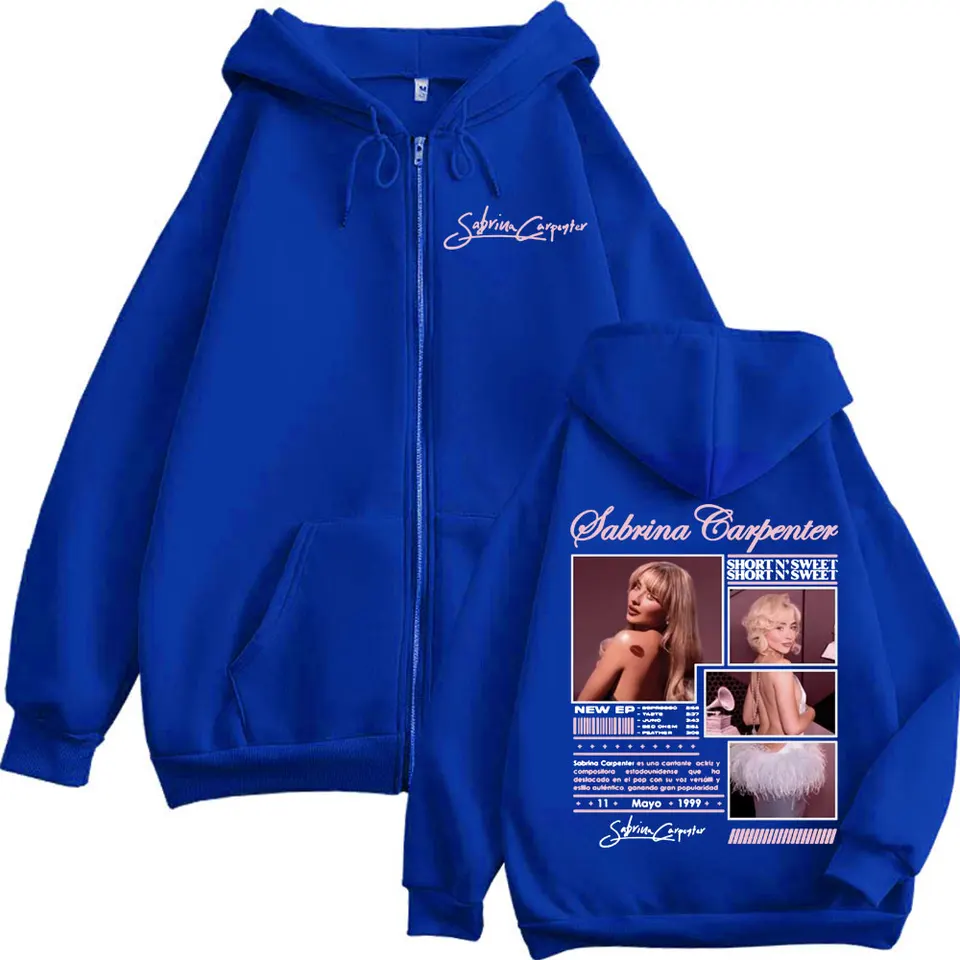 サブリナ カーペンター ショート N' Sweet Merch ジッパー パーカー