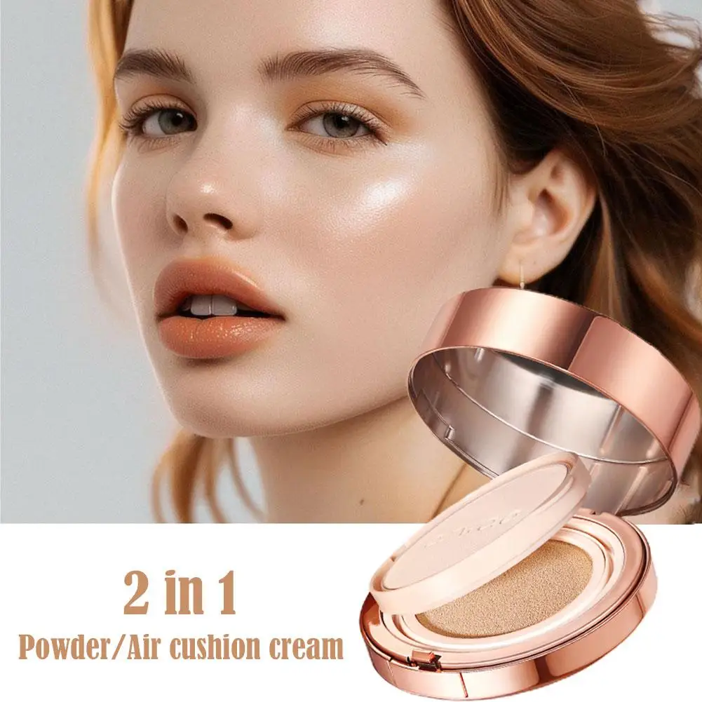 

2in1 O.TWO.O Air Cushion BB Cream 4 Colors Fuller Coverage Concealer Waterproof Cushion Compact Makeup Long-lasting Face H2O4