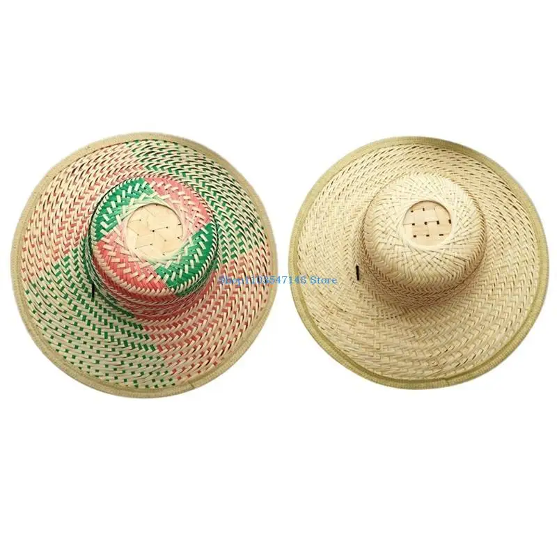 

P88B Customizable Drawstring Bamboo Hat with Embedded Clamp Hiking and Camping