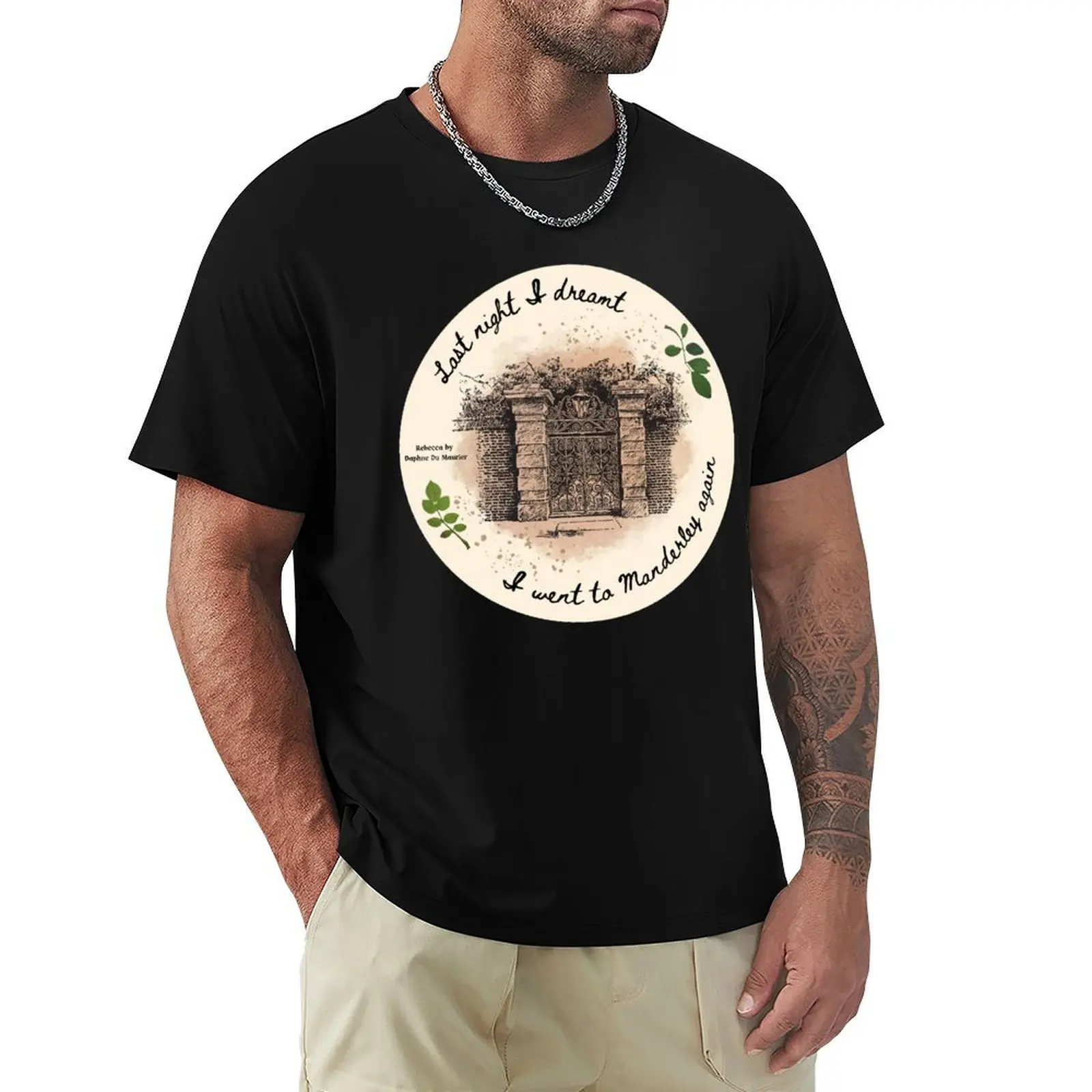 Anoche soñé de nuevo con Manderley. Camiseta Rebecca de Daphne Du Maurier, camiseta ligera para senderismo