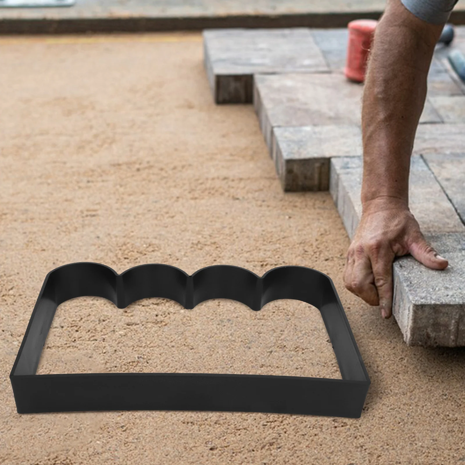 

Paver Garden Pathway Concrete Making Mold Pvc Step Stone Mold For Driveway Patio Yard Landscaping Pavement Tool