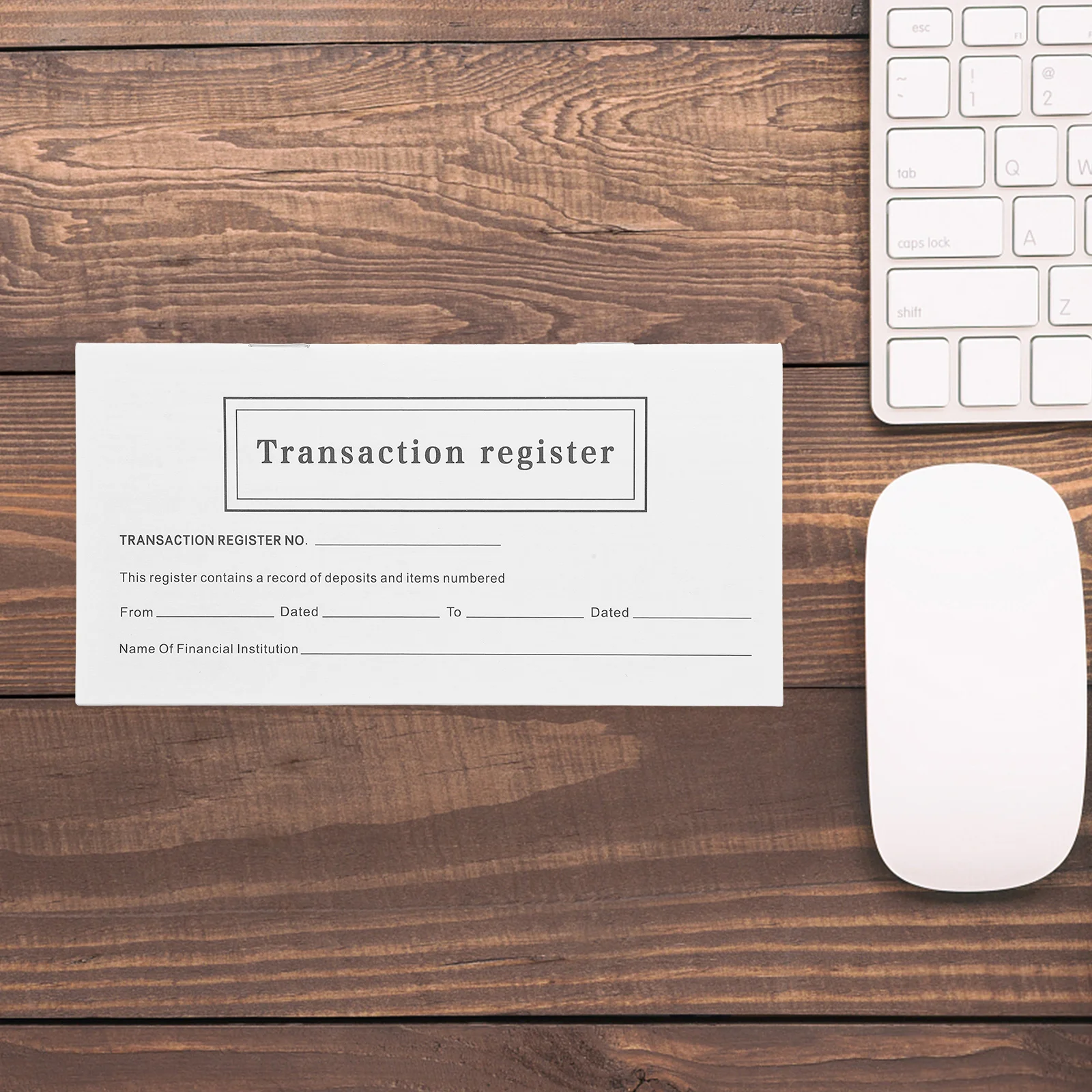 20 Pacotes de Cadernos de Cheques em Branco, Livros de Transações, Registros de Cheques para Rastreio Financeiro de Pequenos Negócios