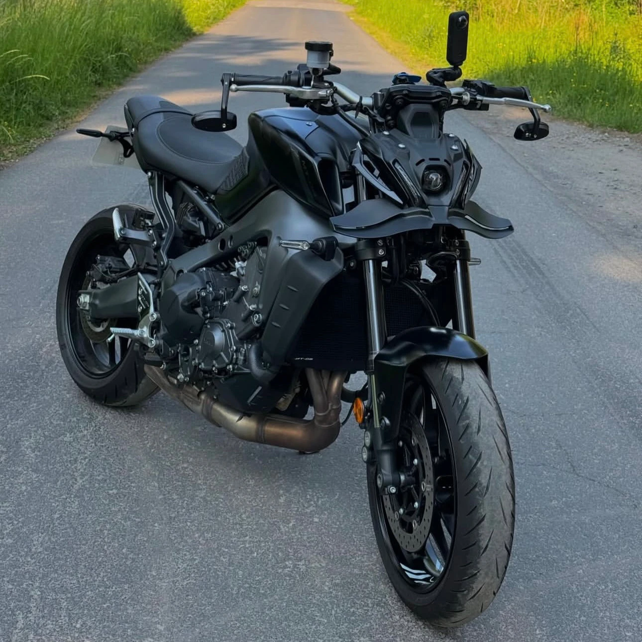 مسامير أمامية عارية من ياماها MT-09/SP GP جناح سفلي MT09/SP 2021 2022 2023 سبويلر أمامي سبويلر سفلي شفة سفلية