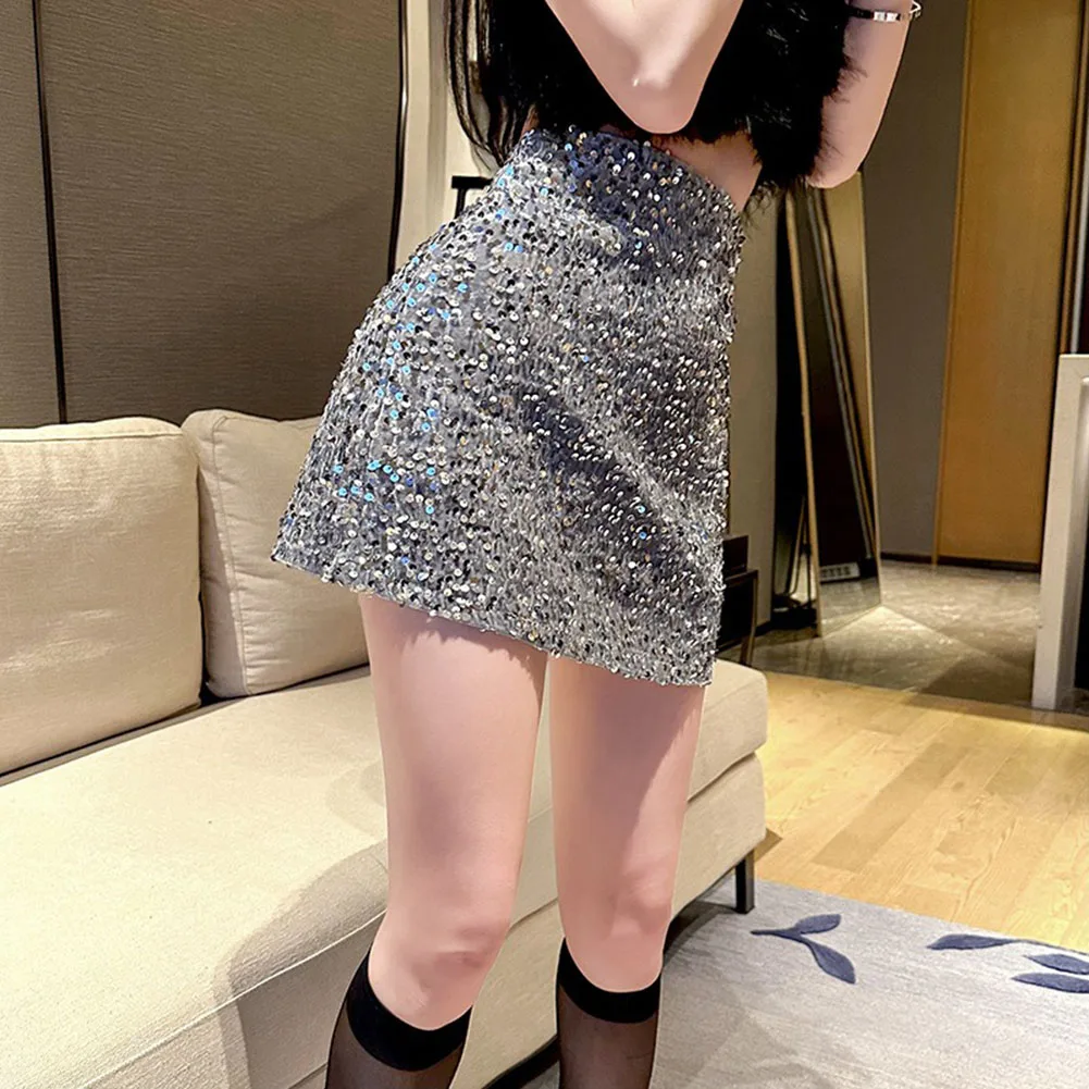 

Women Sexy Slim Skirt Club Wear 2024 Women's Skirt Brand New Condition Club Attire Holiday Outfit Polyester Fabric