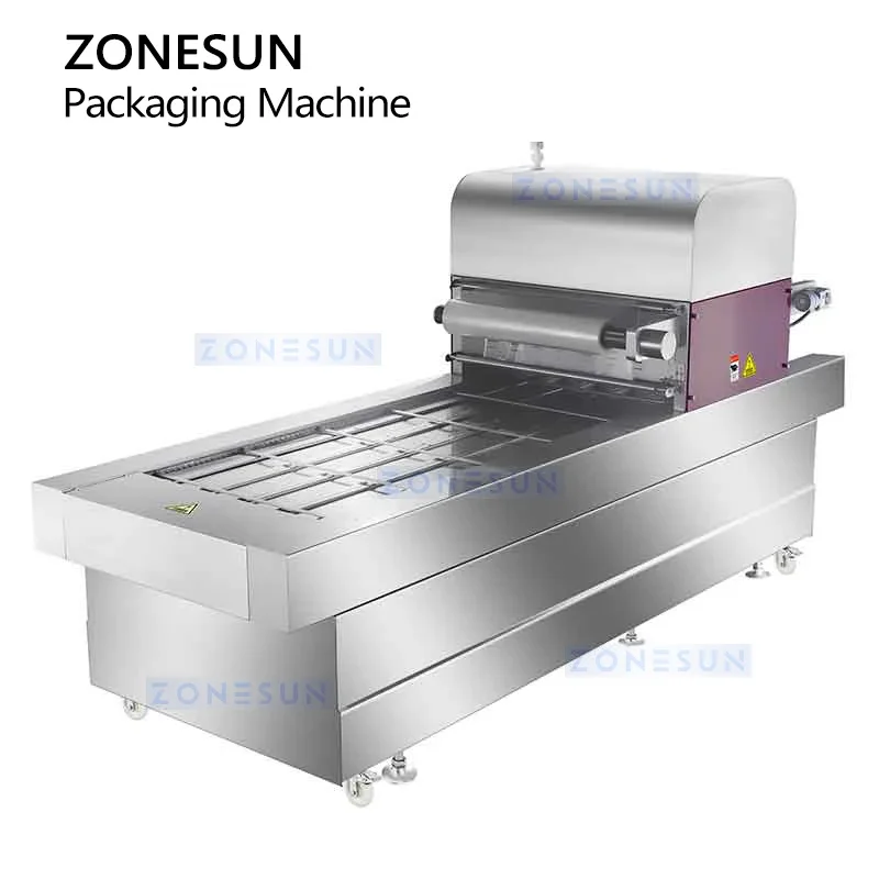 ZONESUN ZS-VSP100 Автоматический вакуумный упаковщик VSP Машина для запечатывания мяса, морепродуктов, готовые блюда