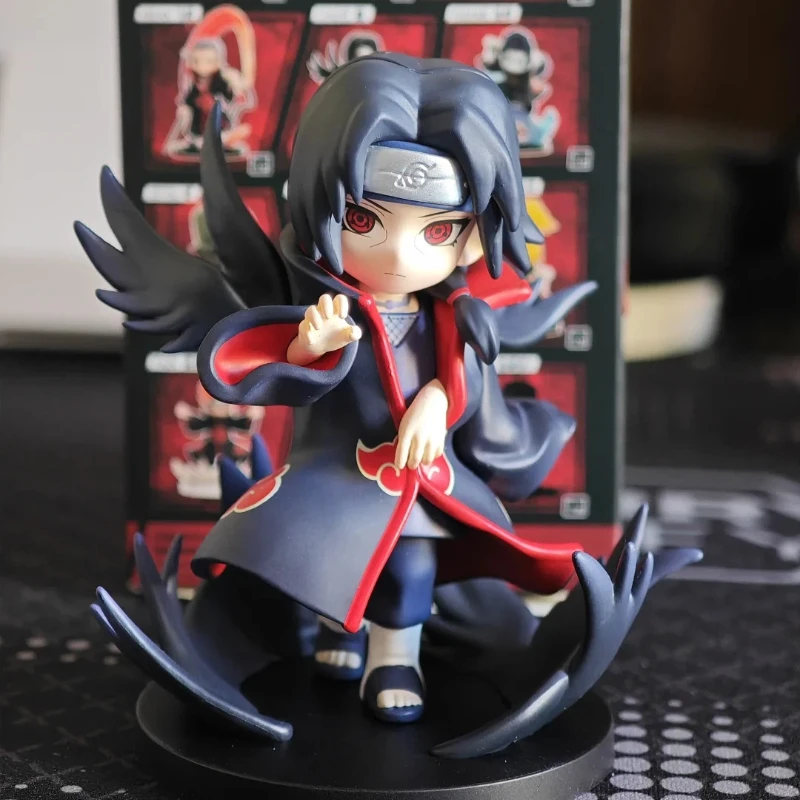 POPMART Naruto Shippuden Akatsuki Arc & Battle Against AKATSUKI Series Caja Sorpresa Figura de Acción Modelo Juguete Regalos de Cumpleaños