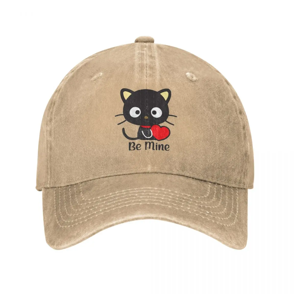 Chococat Sweet Valentine Denim Baseball Cap Choco cat Will You Be Mine Camping Hip Hop Dad Hats Spring Female Male Snapback Cap