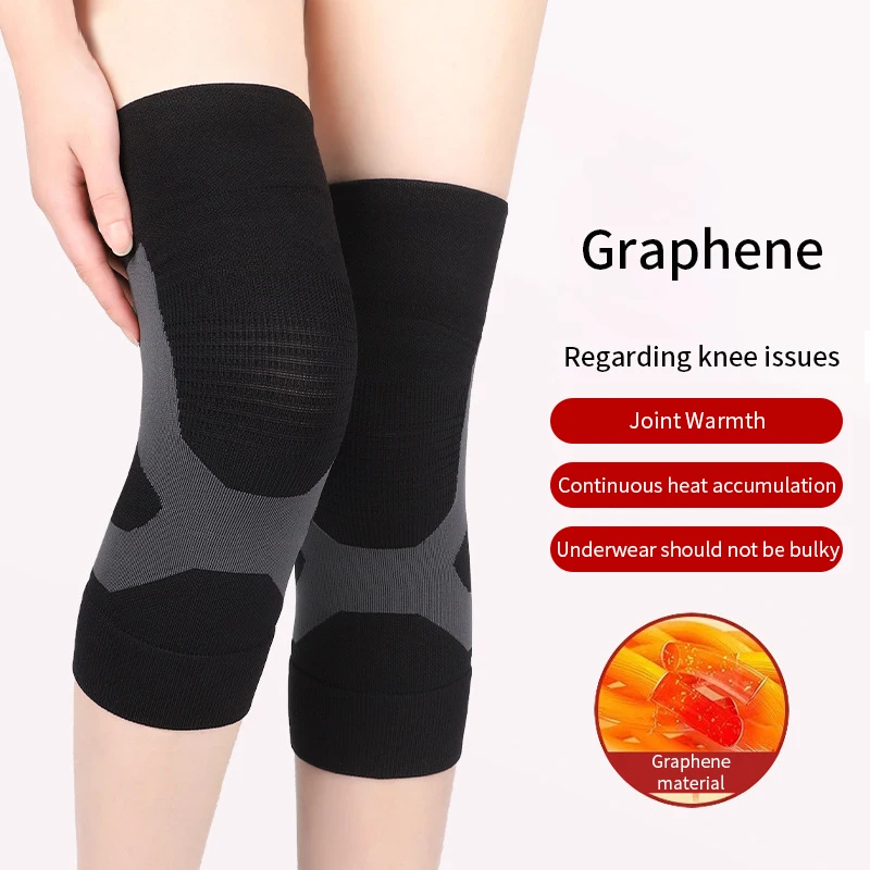 Calzini in grafene Ginocchiere Ginocchiere sportive Uomini e donne che corrono Supporto professionale Tutore Fitness Escursionismo Basket Ciclismo