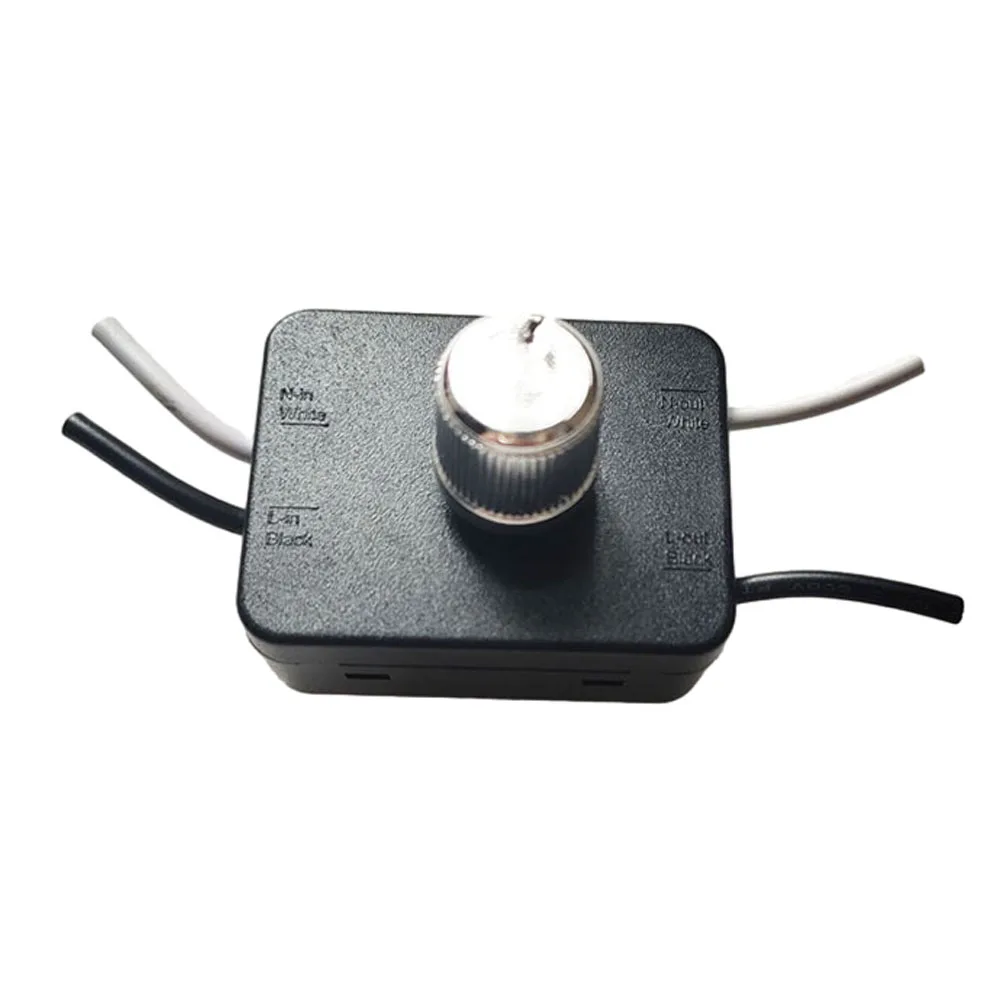 

CJUL-2D-LED Dimmer Fine Adjustment Twist Switch Controller Knob 120V 3-100W Plug In Table Floor Light Dimming Switch