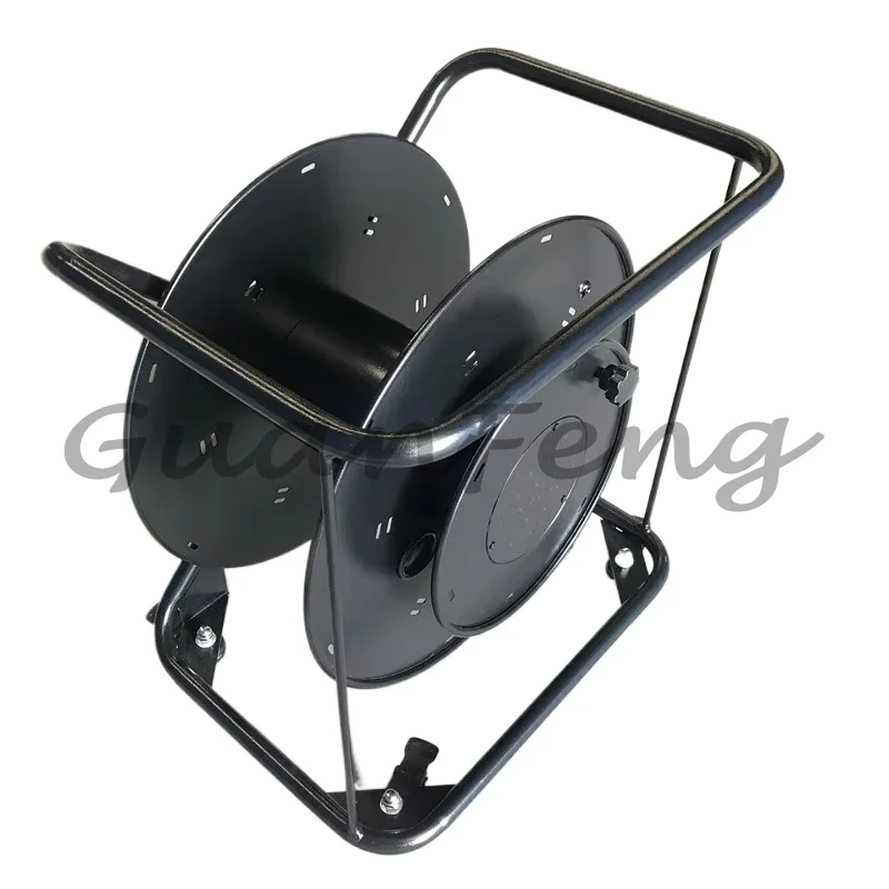 Large Max Capacity Hand Push Fiber Optic Cable Reel, Durable Optical Spool Cable Drum