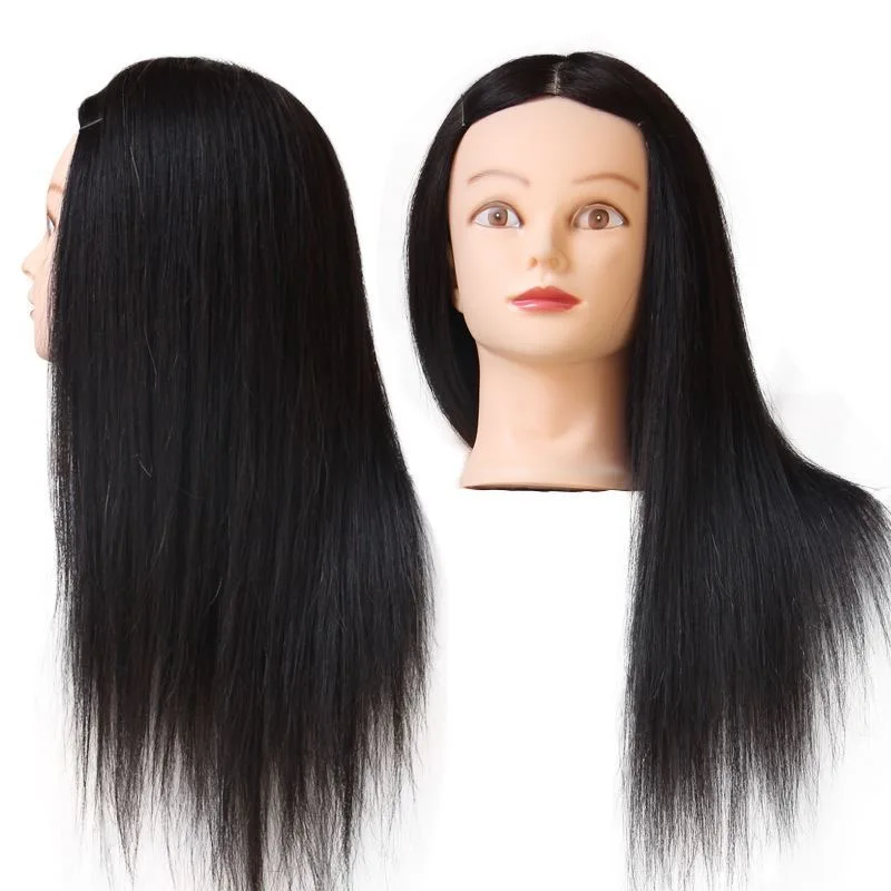 Head Model Hair Salon Full True Hair Salon Apprentice Practice Hair Cutting Doll Head Model Special Dummy Model Head.