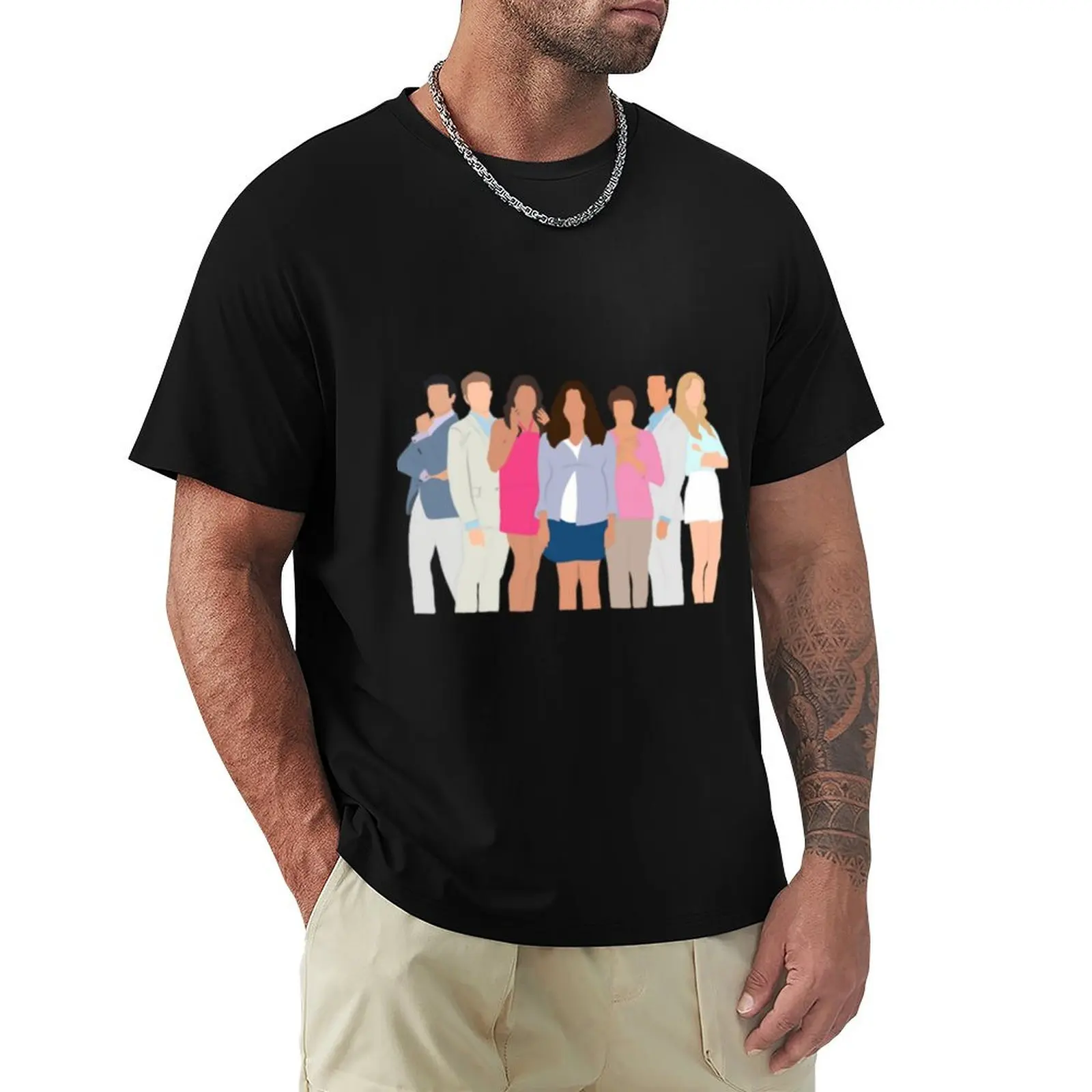 Jane The Virgin Cast T-Shirt Basic Casual Wear Short Sleeve Top