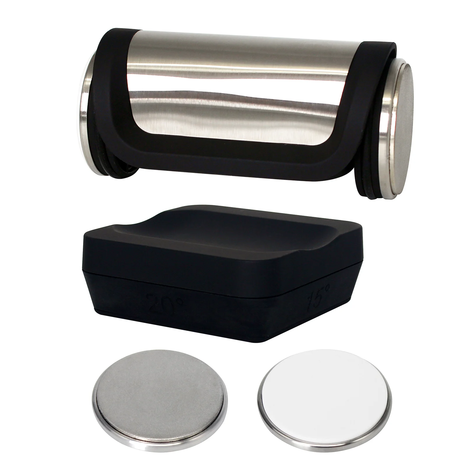 

Rolling Knife Sharpener Kit Metal Knife Sharpening System with Magnetic Base 15/18/20/25 Degree Sharpening Knife Sharpener Set