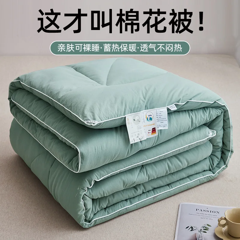 

2024 new minimalist pure cotton Xinjiang cotton quilt winter quilt core spring and autumn quilt universal in all seasons