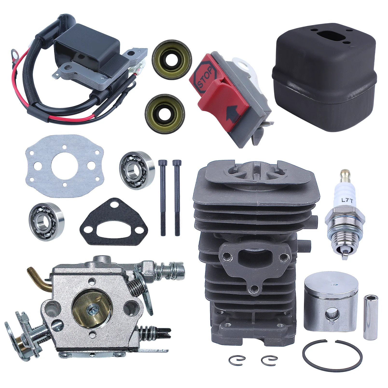 Imagem -05 - Kit do Cilindro para Motosserra Husqvarna 38 mm 136 137 141 530069940530055128530016044545006044530071987